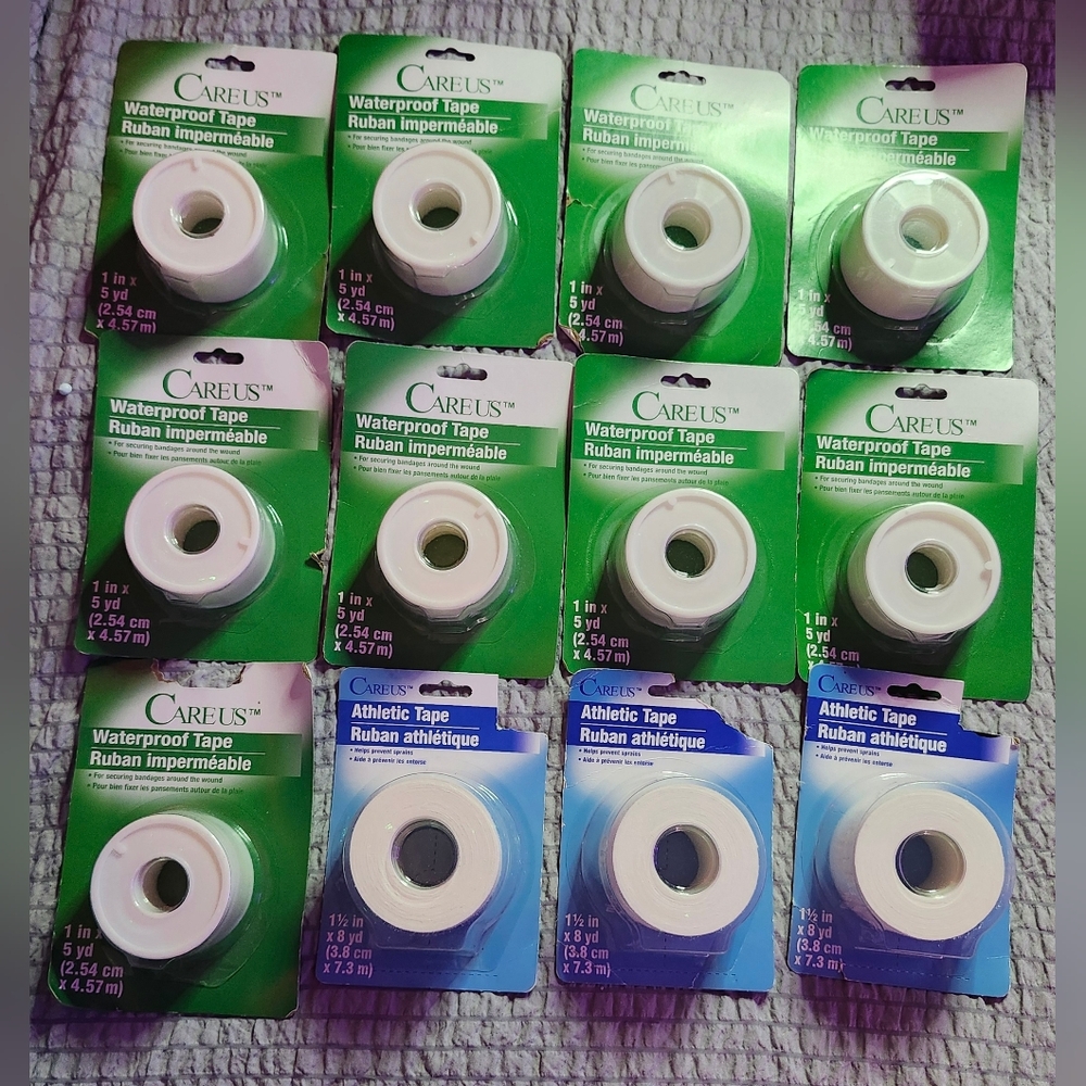 Waterproof and Athletic Tape - White